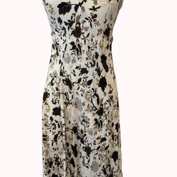NWT New A.L.C Harlan Floral print  100% Silk-crepe Maxi Dress Sz 2 - Picture 7 of 16